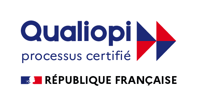 Logo Qualiopi, marque de certification qualité délivrée par la République française